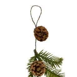 Northlight Pre-Lit B/O Pinecone And Pine Christmas Garland - 4.75' - Warm White Lights -Winter Decor Store northlight hc96447 06 36635.1726279106