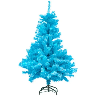 Northlight 6' Cerulean Blue Pine Artificial Christmas Tree, Unlit 1 Northlight 6' Cerulean Blue Pine Artificial Christmas Tree, Unlit