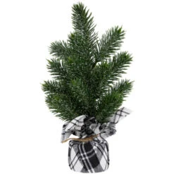 Northlight Mini Iced Pine Artificial Christmas Trees - 10" - Set Of 3 7 Northlight Mini Iced Pine Artificial Christmas Trees - 10" - Set Of 3 -Winter Decor Store northlight hn95109 02 34404.1702402355