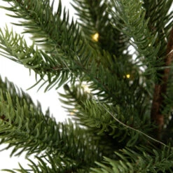 Pre-Lit Artificial Pine Christmas Tree With Basket Base - 20" - Warm White LED Lights -Winter Decor Store northlight hn95120 03 43345.1702142848