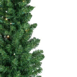 Northlight 6' Pre-Lit Northern Balsam Fir Pencil Artificial Christmas Tree, Warm Clear LED Lights -Winter Decor Store northlight j00067 2 85670.1665088080