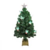 Northlight 3' Pre-Lit Medium Profile Holly Berries Artificial Christmas Tree - Multi-Color LED Lights
