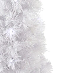 Northlight Pre-Lit Color Changing Fiber Optic Artificial Christmas Tree - 4' - White - Multicolor LED Lights -Winter Decor Store northlight j27048 2 43674.1665610742