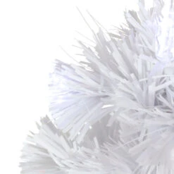 Northlight Pre-Lit Color Changing Fiber Optic Artificial Christmas Tree - 4' - White - Multicolor LED Lights -Winter Decor Store northlight j27048 5 77320.1665610742