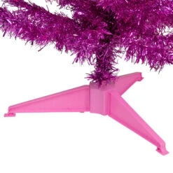 Northlight 4' Pink Artificial Tinsel Christmas Tree, Unlit 9 Northlight 4' Pink Artificial Tinsel Christmas Tree, Unlit -Winter Decor Store northlight j92321 3 71165.1637845321