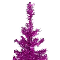 Northlight 4' Pink Artificial Tinsel Christmas Tree, Unlit 7 Northlight 4' Pink Artificial Tinsel Christmas Tree, Unlit -Winter Decor Store northlight j92321 4 98936.1637845320