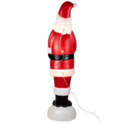 Lighted Blow Mold Santa Claus Outdoor Christmas Decoration - 59" -Winter Decor Store northlight jq95387 04 30362.1697819516
