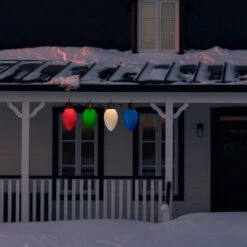 Set Of 4 Lighted Blow Mold C7 Bulbs Christmas Decorations, 20" -Winter Decor Store northlight jq95665 styled 02 62540.1701278543