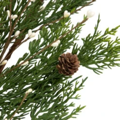 Northlight Real Touch™? Cypress And White Grape Berry Artificial Christmas Garland - 6' X 8" - Unlit 11 Northlight Real Touch™? Cypress And White Grape Berry Artificial Christmas Garland - 6' X 8" - Unlit -Winter Decor Store northlight jy88059 5 85041.1704379462