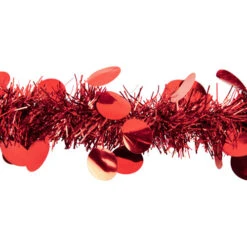Northlight Tinsel And Polka Dot Commercial Christmas Garland - 50' X 2.5" - Red - Unlit 9 Northlight Tinsel And Polka Dot Commercial Christmas Garland - 50' X 2.5" - Red - Unlit -Winter Decor Store northlight k00355 4 48938.1672824053