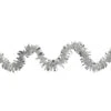 Northlight Boa Wide Cut Tinsel Commercial Christmas Garland - 50' X 3" - Silver - Unlit
