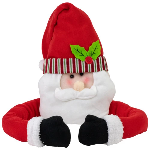 Northlight 27" Plush Santa Claus Christmas Tree Topper, Unlit 1 Northlight 27" Plush Santa Claus Christmas Tree Topper, Unlit