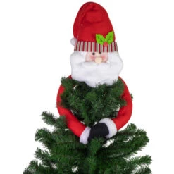 Northlight 27" Plush Santa Claus Christmas Tree Topper, Unlit 12 Northlight 27" Plush Santa Claus Christmas Tree Topper, Unlit -Winter Decor Store northlight k94886 05 83663.1691593780