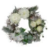 Northlight Floral Flocked Pine Artificial Grapevine Christmas Wreath - 24" - Unlit