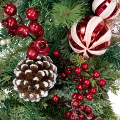 Pre-Decorated Ornaments And Pinecones Artificial Christmas Garland - 7' X 14" - Unlit 10 Pre-Decorated Ornaments And Pinecones Artificial Christmas Garland - 7' X 14" - Unlit -Winter Decor Store northlight ll94323 3 95187.1680285396