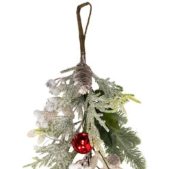 Frosted Pinecones And Berries Artificial Christmas Garland - 6' X 8" - Unlit -Winter Decor Store northlight ll94338 05 57409.1726019803