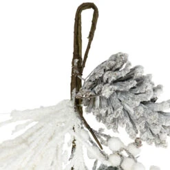 Northlight Flocked Pinecones And Berries Artificial Pine Christmas Garland - 6' X 8" - Unlit -Winter Decor Store northlight ll94342 05 36398.1726019811