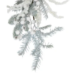 Northlight Flocked Pinecones And Berries Artificial Pine Christmas Garland - 6' X 8" - Unlit -Winter Decor Store northlight ll94342 06 02604.1726019801
