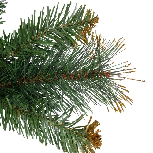 Northlight Pre-Lit Yorkville Pine Artificial Christmas Garland - 9' X 10" - Clear Lights 2 Northlight Pre-Lit Yorkville Pine Artificial Christmas Garland - 9' X 10" - Clear Lights - Image 2