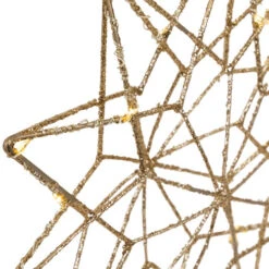 Northlight 12" LED Lighted Glittered Gold Star Christmas Tree Topper, Warm White Lights -Winter Decor Store northlight my89450 03 13664.1704997009