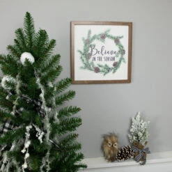 Northlight Wooden Framed "Believe In The Season" Christmas Wall Sign - 11.75" 9 Northlight Wooden Framed "Believe In The Season" Christmas Wall Sign - 11.75" -Winter Decor Store northlight nj95123 styled 60663.1694101352