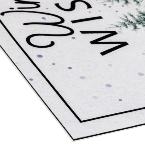 Northlight Pine Trees "Winter Wishes" Christmas Doormat 29" X 17" 5 Northlight Pine Trees "Winter Wishes" Christmas Doormat 29" X 17" - Image 5