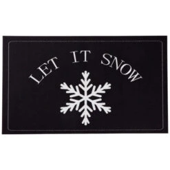 Northlight Let It Snow Christmas Doormat 29" X 17"
