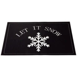 Northlight Let It Snow Christmas Doormat 29" X 17" 7 Northlight Let It Snow Christmas Doormat 29" X 17" -Winter Decor Store northlight nj95152 02 39390.1694101337