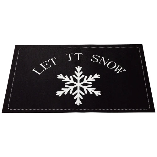 Northlight Let It Snow Christmas Doormat 29" X 17" 3 Northlight Let It Snow Christmas Doormat 29" X 17" - Image 3