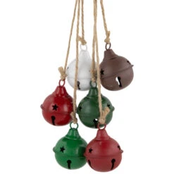 Northlight Cascading Christmas Jingle Bell Ornaments - 13.5" - Set Of 2 -Winter Decor Store northlight nj96009 04 48449.1723165685