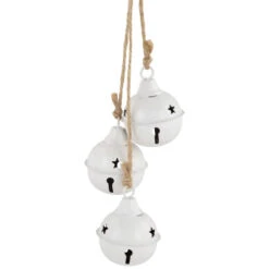 Northlight Cascading Christmas Jingle Bell Ornaments - 13.5" - White - Set Of 2 7 Northlight Cascading Christmas Jingle Bell Ornaments - 13.5" - White - Set Of 2 -Winter Decor Store northlight nj96011 02 12163.1723165684