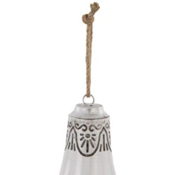 Northlight Embossed Bells Christmas Ornaments - 6" - White - Set Of 2 13 Northlight Embossed Bells Christmas Ornaments - 6" - White - Set Of 2 -Winter Decor Store northlight nj96022 03 68965.1723857302