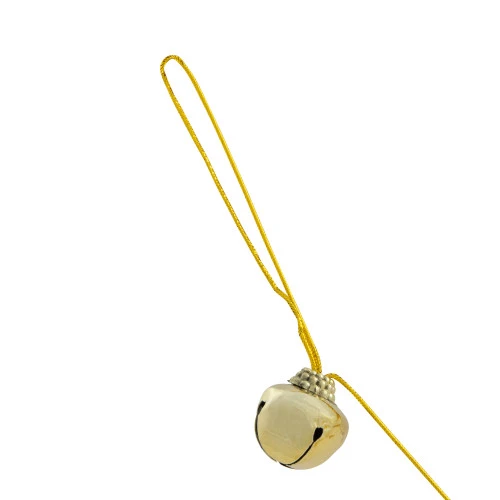 Northlight Shiny Metal Christmas Jingle Bells Garland - 7.5' - Gold 5 Northlight Shiny Metal Christmas Jingle Bells Garland - 7.5' - Gold - Image 5