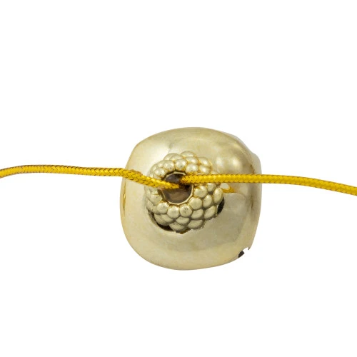 Northlight Shiny Metal Christmas Jingle Bells Garland - 7.5' - Gold 8 Northlight Shiny Metal Christmas Jingle Bells Garland - 7.5' - Gold - Image 8