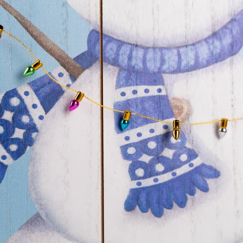 Northlight Jingle All The Way Wooden Christmas Wall Sign - 23.5" - Blue And White 5 Northlight Jingle All The Way Wooden Christmas Wall Sign - 23.5" - Blue And White - Image 5