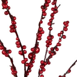 Northlight 50" Artificial Red Berry Christmas Twig Tree With Square Stand, Unlit -Winter Decor Store northlight nl00343 3 61515.1686144238