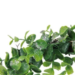 Sparkling Silver And Green Grass Decorative Artificial Christmas Wreath - 8.75-Inch, Unlit 5 Sparkling Silver And Green Grass Decorative Artificial Christmas Wreath - 8.75-Inch, Unlit -Winter Decor Store northlight nl00970 3 76576.1599873097