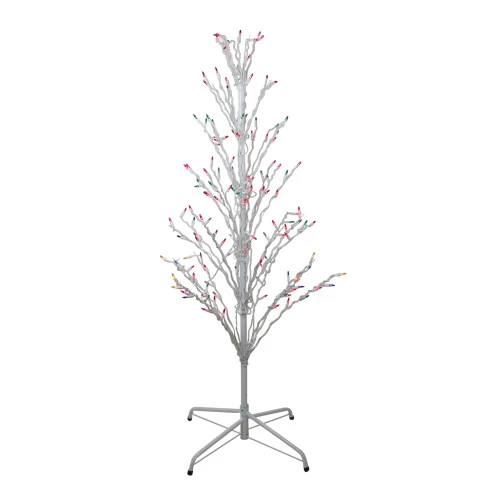 Northlight Pre-Lit Cascade Twig Tree Outdoor Christmas Decoration - 4' - Multicolor Lights 1 Northlight Pre-Lit Cascade Twig Tree Outdoor Christmas Decoration - 4' - Multicolor Lights