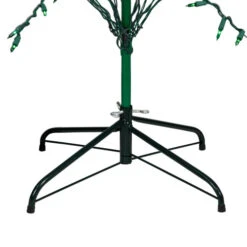 Northlight Pre-Lit Green Cascade Twig Tree Outdoor Christmas Decoration - 6' - Green Lights -Winter Decor Store northlight nl01039 5 68594.1665174040