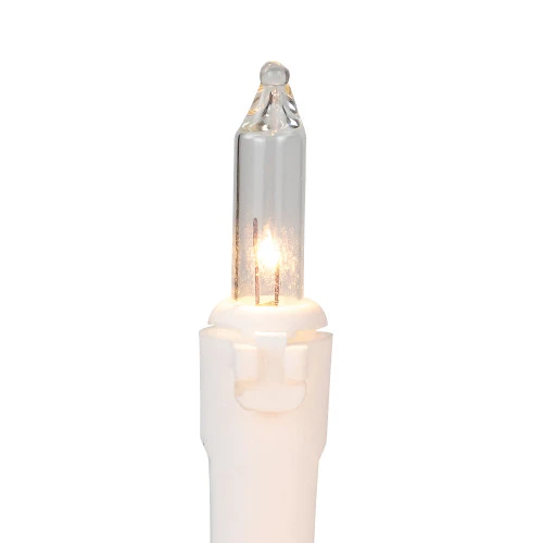 Northlight 100-Count Blue & Clear Mini Christmas Lights - 21.5ft, White Wire 5 Northlight 100-Count Blue & Clear Mini Christmas Lights - 21.5ft, White Wire - Image 5