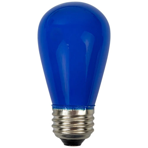 Northlight Pack Of 25 Opaque LED S14 Blue Christmas Replacement Bulbs 3 Northlight Pack Of 25 Opaque LED S14 Blue Christmas Replacement Bulbs - Image 3