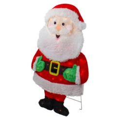 Northlight Lighted 2D Chenille Santa Outdoor Christmas Decoration - 32" - Warm White Lights 10 Northlight Lighted 2D Chenille Santa Outdoor Christmas Decoration - 32" - Warm White Lights -Winter Decor Store northlight qh92876 3 22471.1665610751
