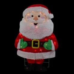 Northlight Lighted 2D Chenille Santa Outdoor Christmas Decoration - 32" - Warm White Lights 8 Northlight Lighted 2D Chenille Santa Outdoor Christmas Decoration - 32" - Warm White Lights -Winter Decor Store northlight qh92876 onblack 03614.1665610751