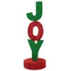 Northlight 39" Lighted Red And Green 'Joy' Outdoor Christmas Sign