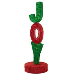 Northlight 39" Lighted Red And Green 'Joy' Outdoor Christmas Sign -Winter Decor Store northlight qh93815 3 45075.1680285398