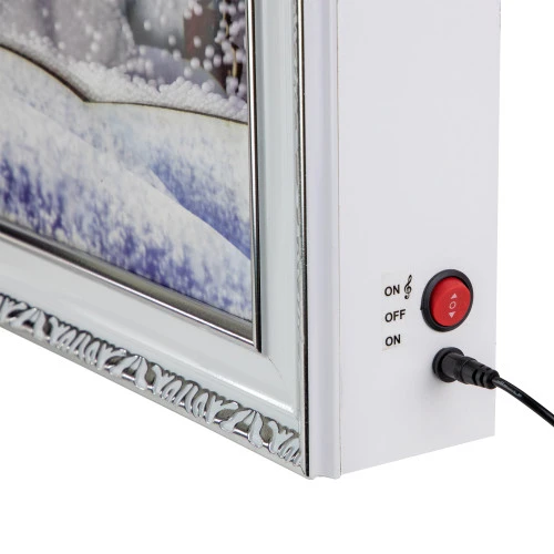 Northlight LED Lighted Musical Snowing Snowman Wall Plaque - 15" 4 Northlight LED Lighted Musical Snowing Snowman Wall Plaque - 15" - Image 4