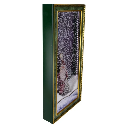 Northlight LED Lighted Musical Snowing Santa Wall Plaque - 31" 2 Northlight LED Lighted Musical Snowing Santa Wall Plaque - 31" - Image 2