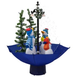 Northlight 30" Lighted Musical Snowing Snowman Family In Umbrella Base Christmas Decoration 8 Northlight 30" Lighted Musical Snowing Snowman Family In Umbrella Base Christmas Decoration -Winter Decor Store northlight r93907 3 00352.1674553298