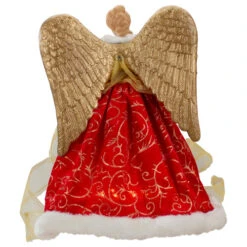 Lighted Angel With Golden Wings Christmas Tree Topper - 12" - Clear Lights 9 Lighted Angel With Golden Wings Christmas Tree Topper - 12" - Clear Lights -Winter Decor Store northlight ri92241 2 76747.1665611637