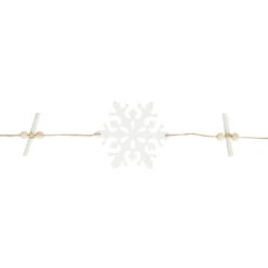 4' White Snowflakes On Jute Rope Hanging Christmas Garland -Winter Decor Store northlight sh94295 2 40623.1669970844